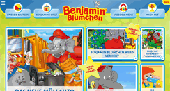 Desktop Screenshot of benjaminbluemchen.de